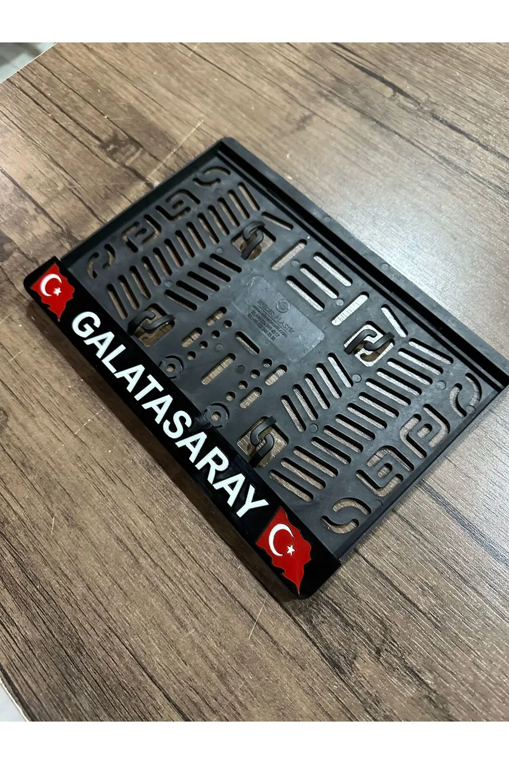 TÜRK BAYRAKLI KİŞİYE ÖZEL PLEKSİ MOTORSİKLET PLAKALIK