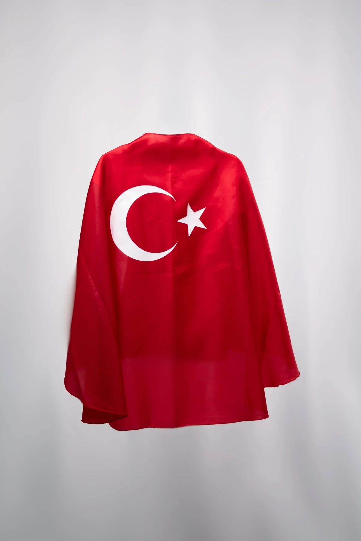 türk bayraklı pelerin
