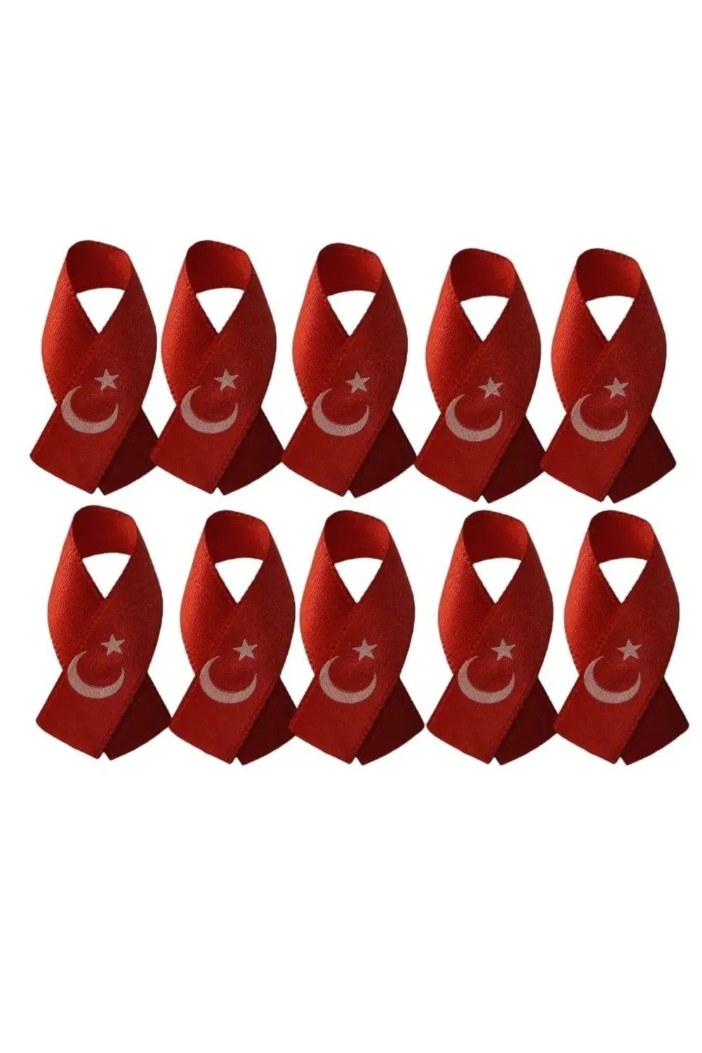 Türk Bayraklı Yaka Kurdelası 20 Adet