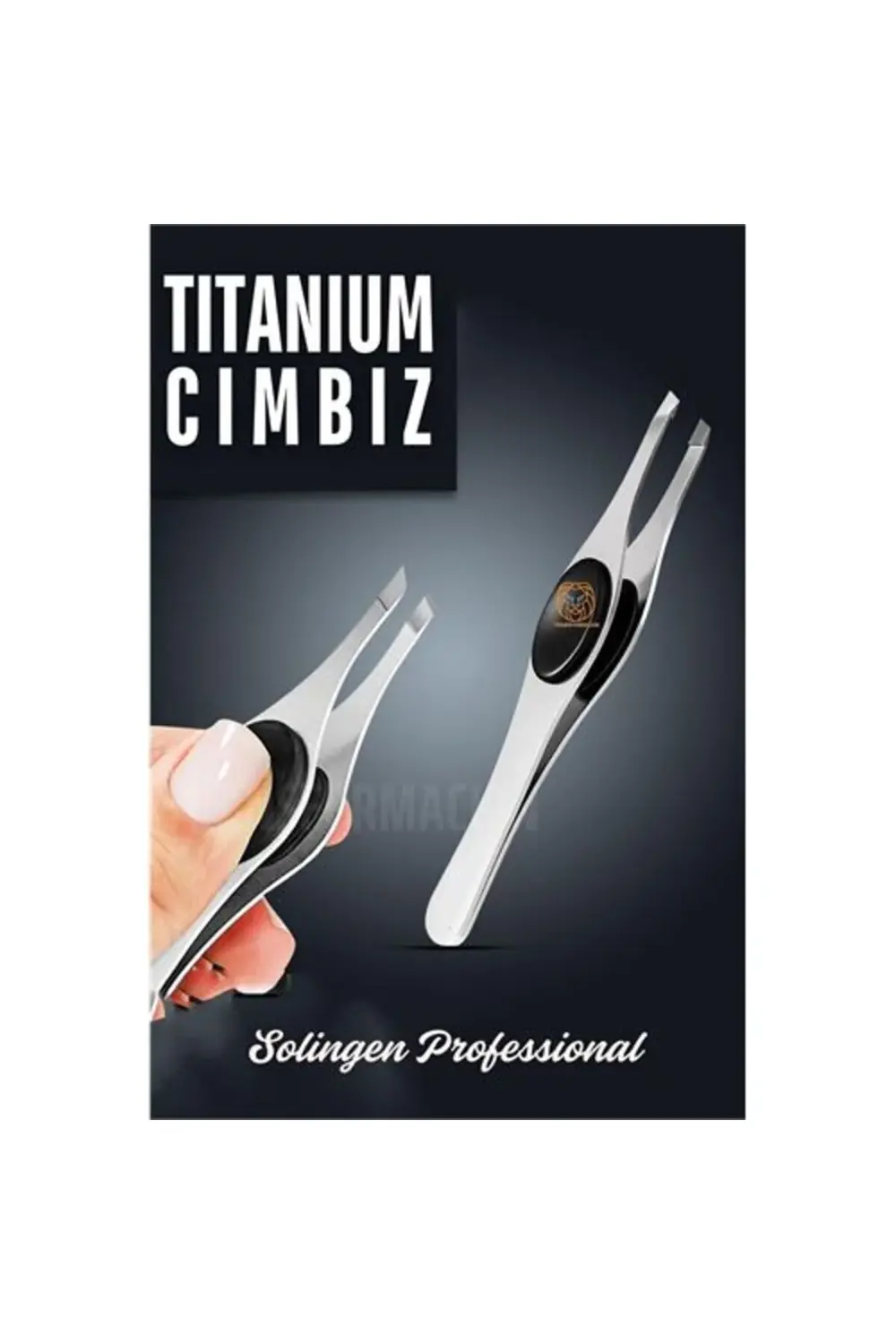 Turk Cımbız Titanyum Çelik Solingen Professional