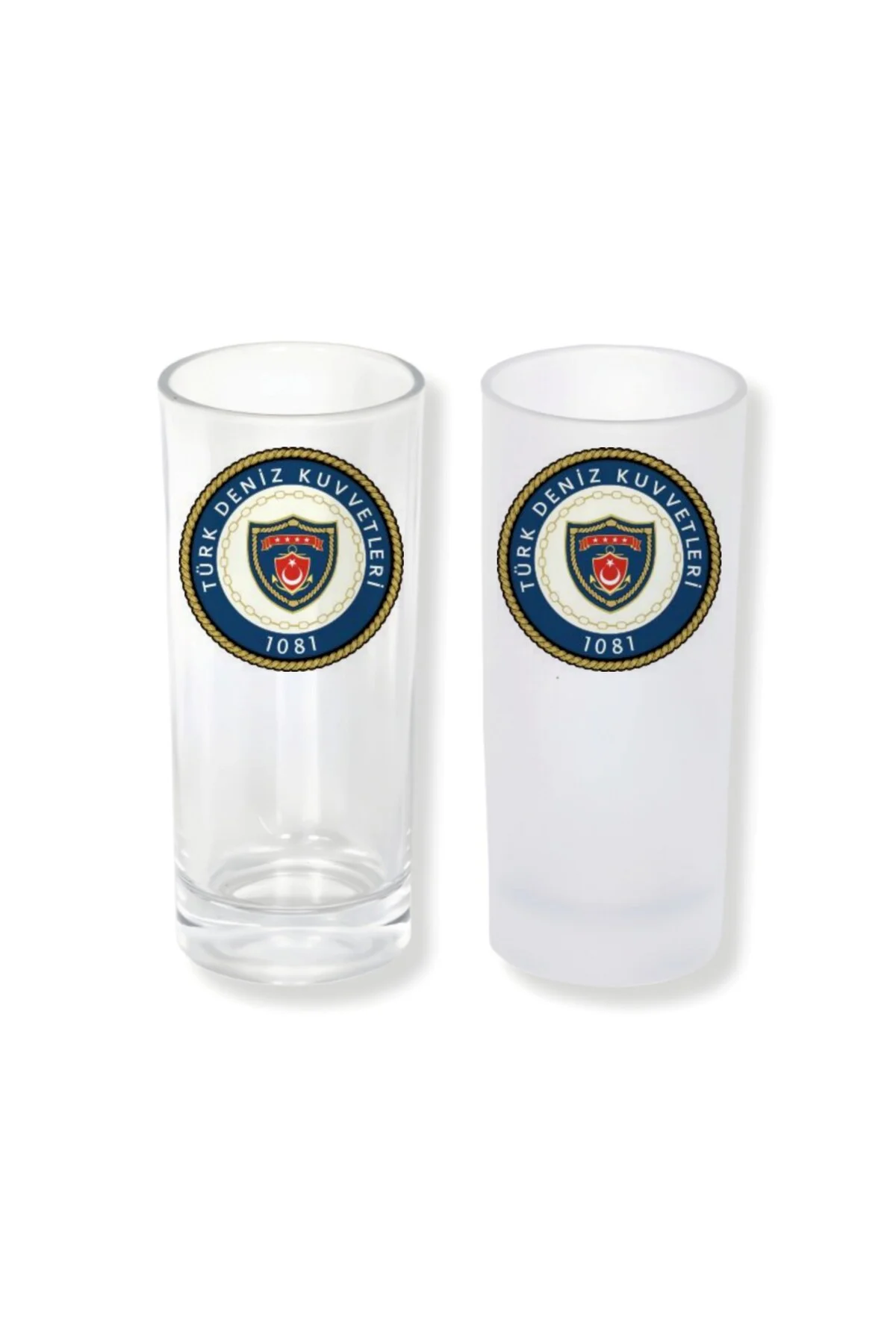 Türk Deniz Kuvvetleri Buzlu / Buzsuz Seçenekli Rakı Bardağı – 1 A