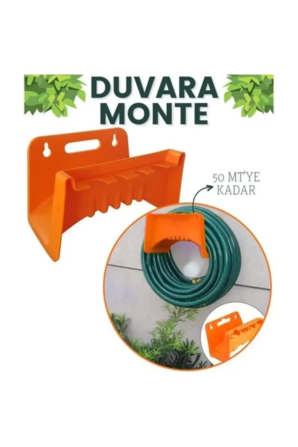 Turk Duvara Monte Malzeme Askılı Hortum ve Kablo Askısı