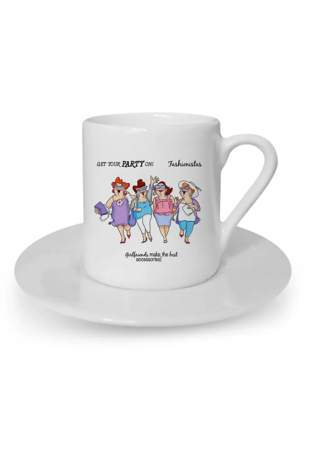 Türk Kahvesi Fincanı Arkadaşlık Kardeşlik Dostluk