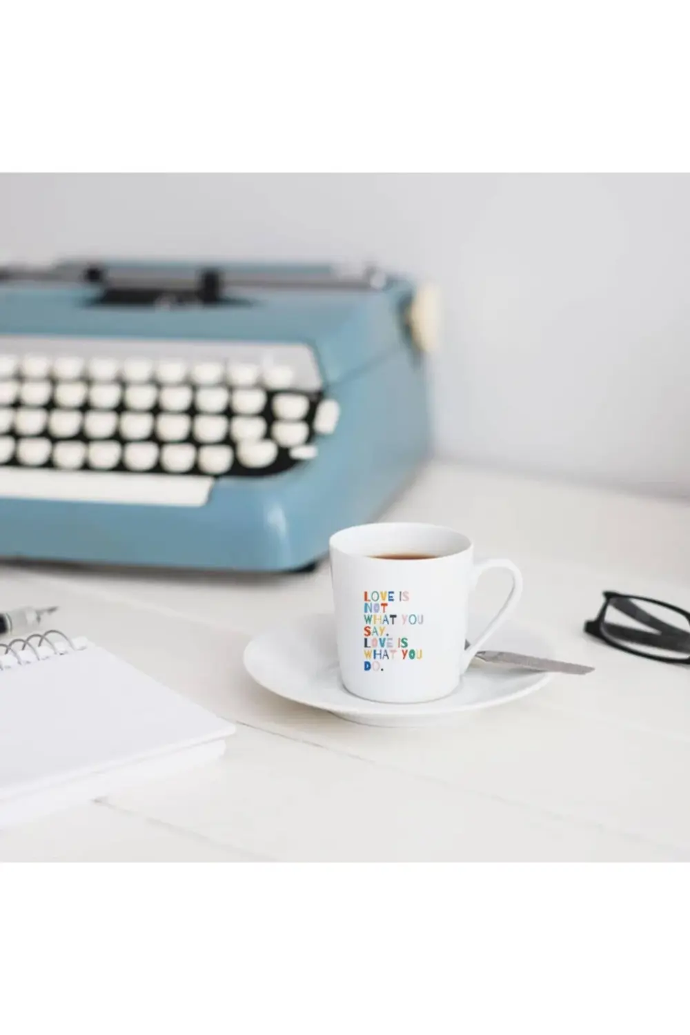 Türk Kahvesi Fincanı Aşk Sevgililer Günü