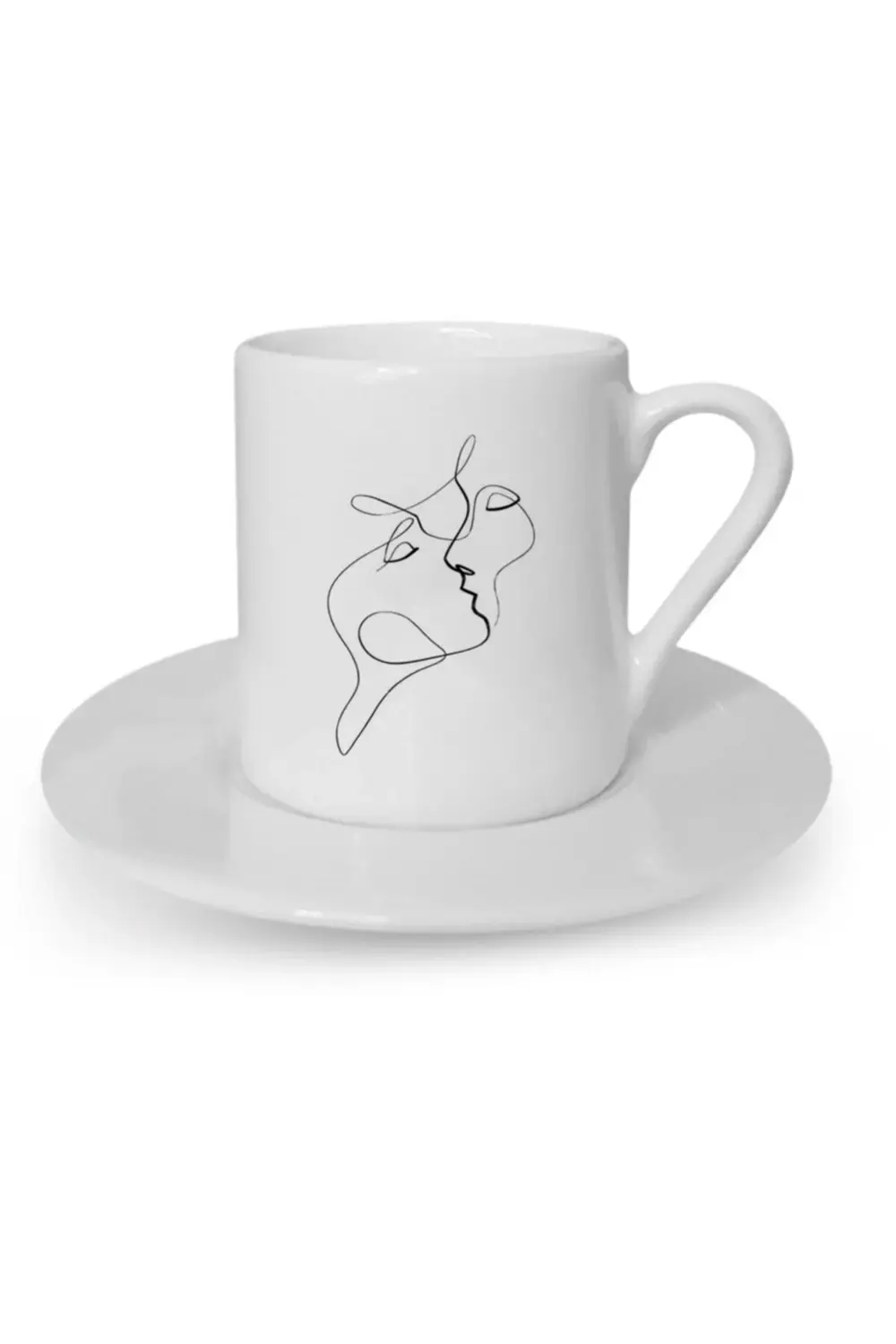 Türk Kahvesi Fincanı Aşk Sevgililer Günü