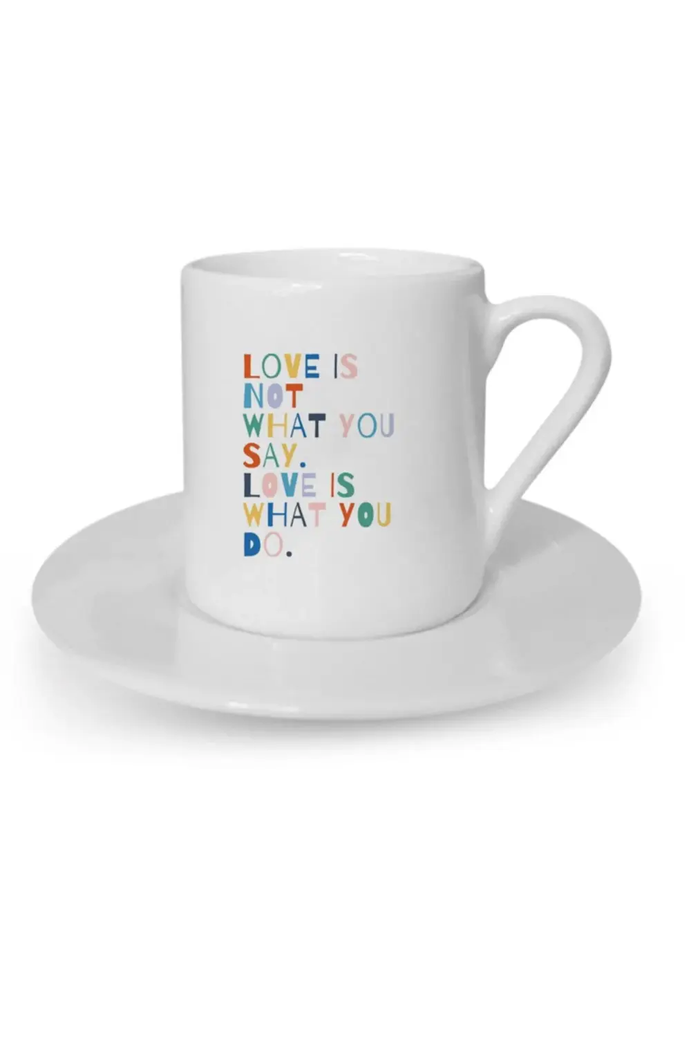 Türk Kahvesi Fincanı Aşk Sevgililer Günü