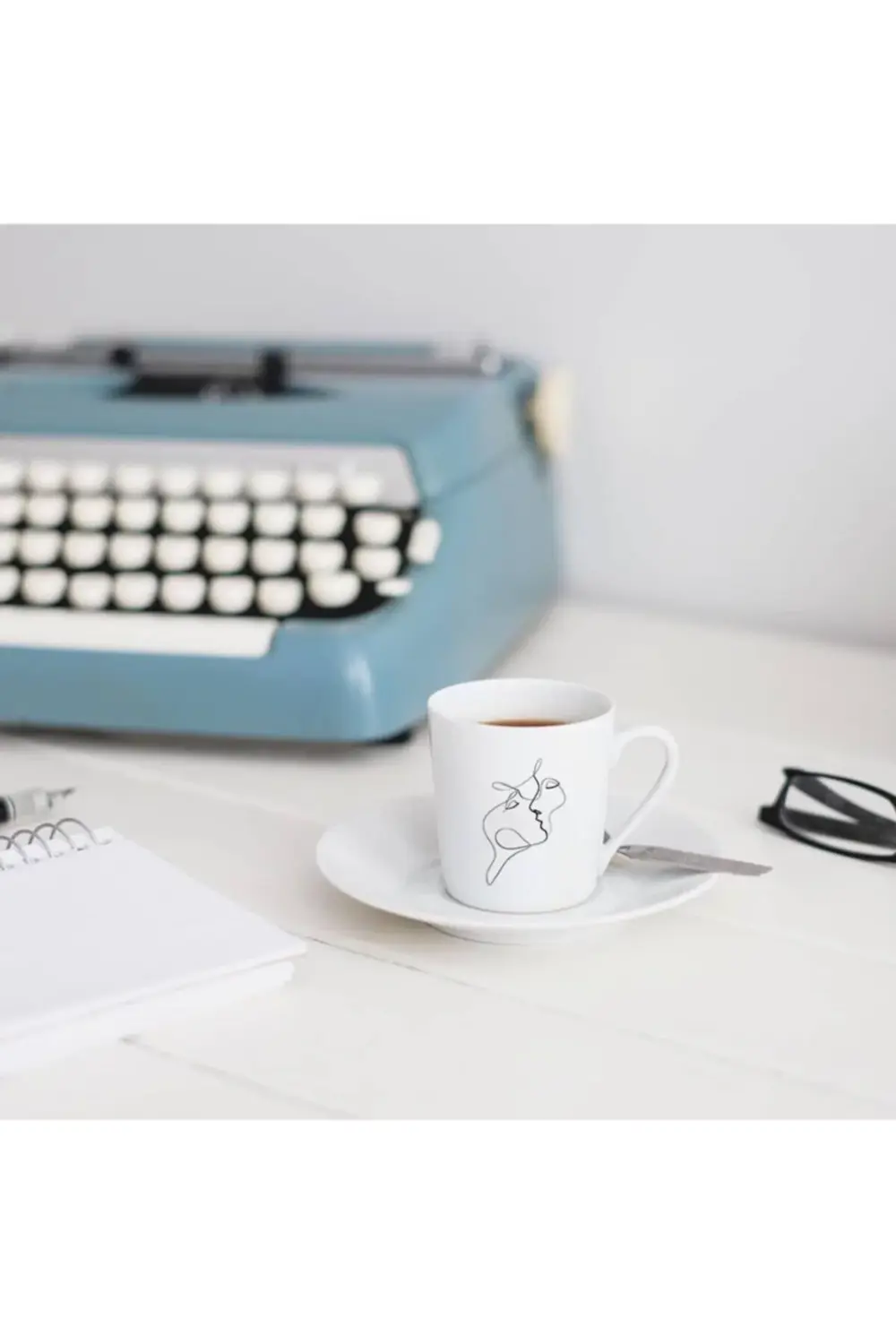 Türk Kahvesi Fincanı Aşk Sevgililer Günü