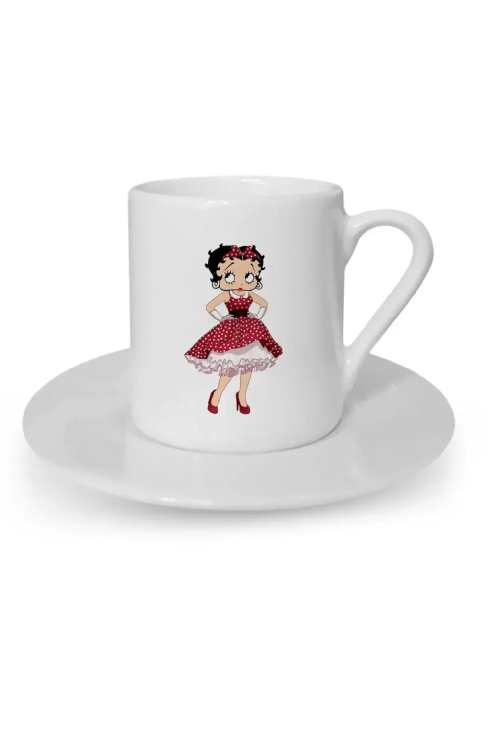 Türk Kahvesi Fincanı Betty Boop