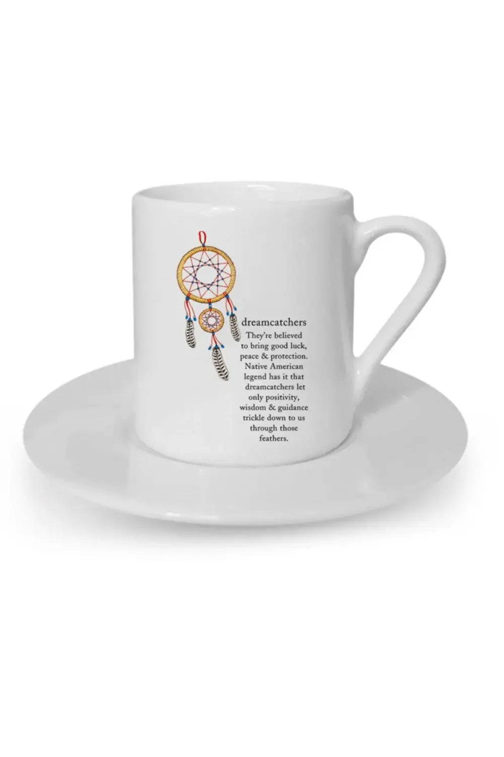 Türk Kahvesi Fincanı Dreamcatcher Düş Kapanı