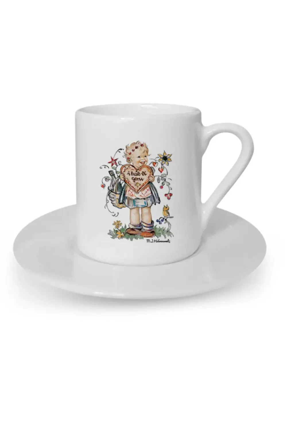 Türk Kahvesi Fincanı Vintage Dostluk Arkadaşlık Kardeşlik