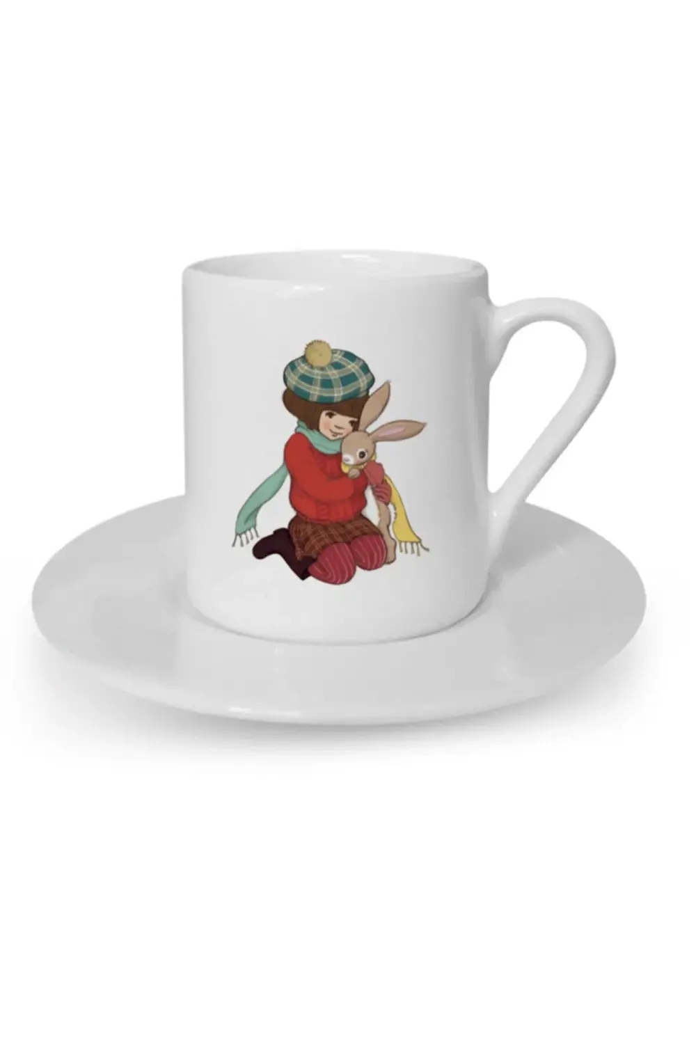 Türk Kahvesi Fincanı Vintage Dostluk Arkadaşlık Kardeşlik