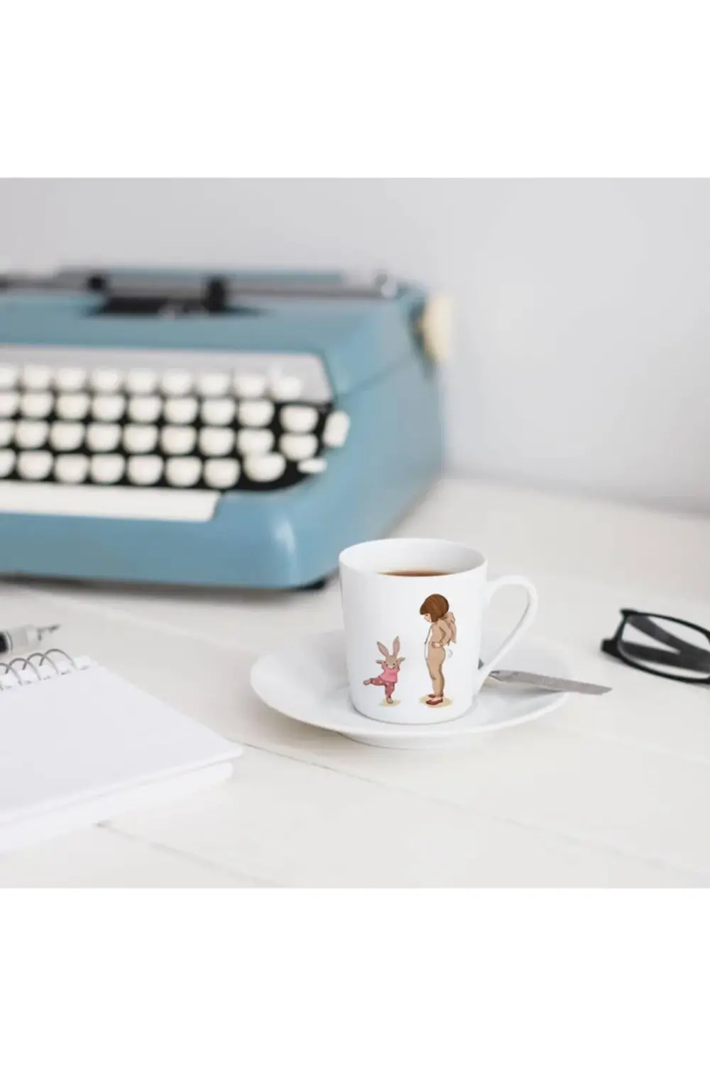 Türk Kahvesi Fincanı Vintage Dostluk Arkadaşlık Kardeşlik