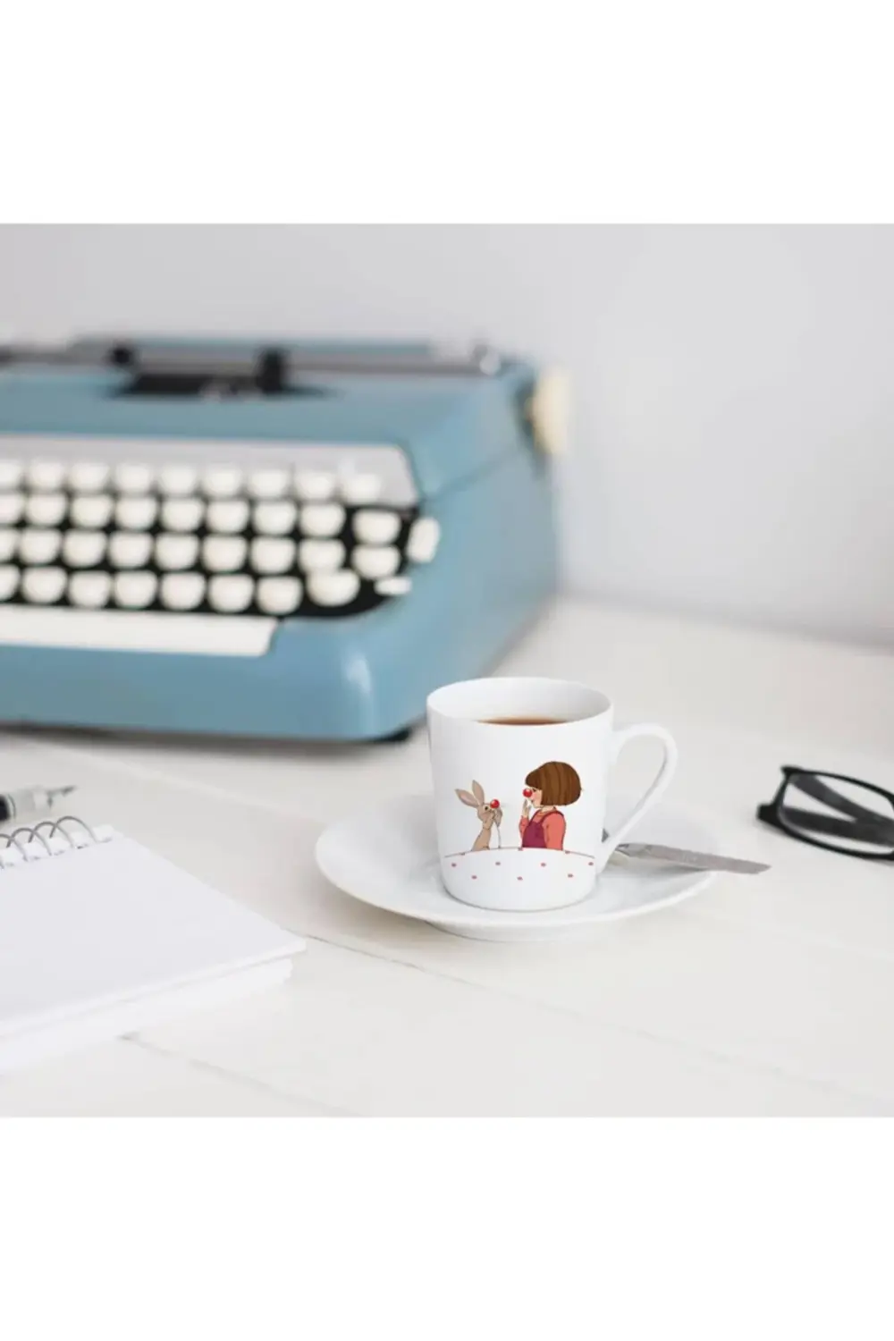 Türk Kahvesi Fincanı Vintage Dostluk Arkadaşlık Kardeşlik