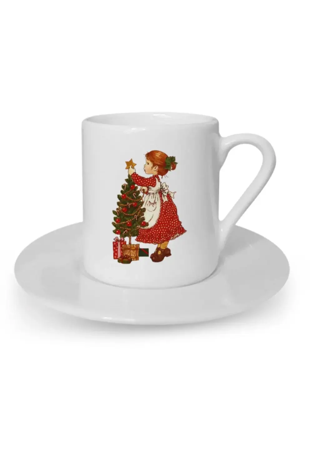 Türk Kahvesi Fincanı Vintage Yılbaşı