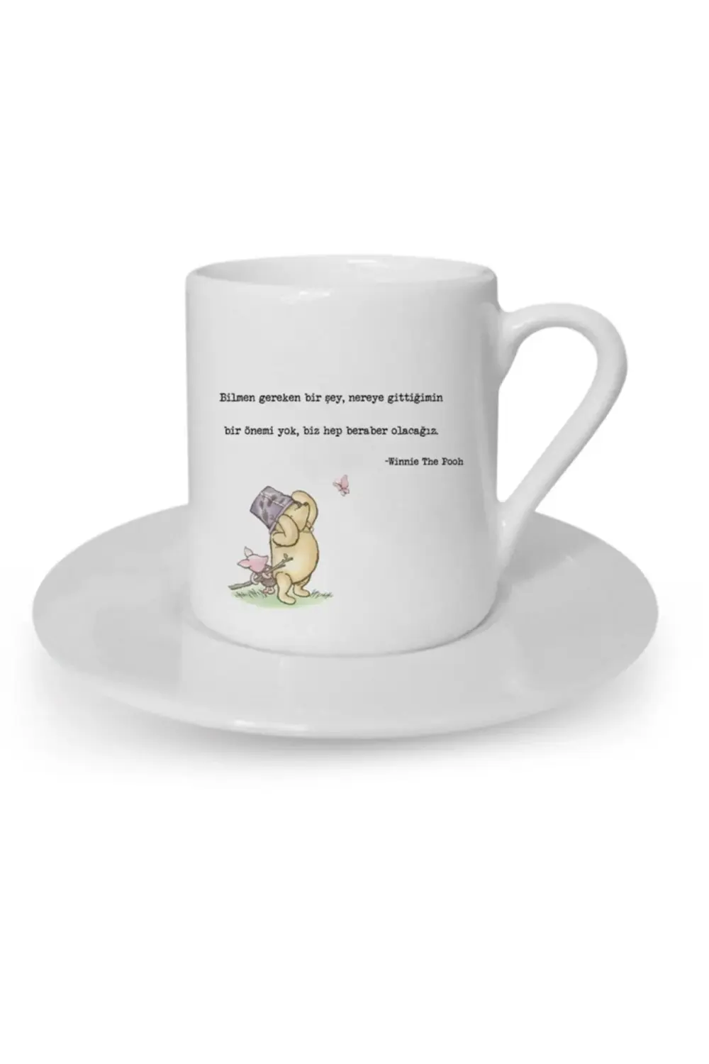 Türk Kahvesi Fincanı Winnie The Pooh Dostluk Arkadaşlık Kardeşlik
