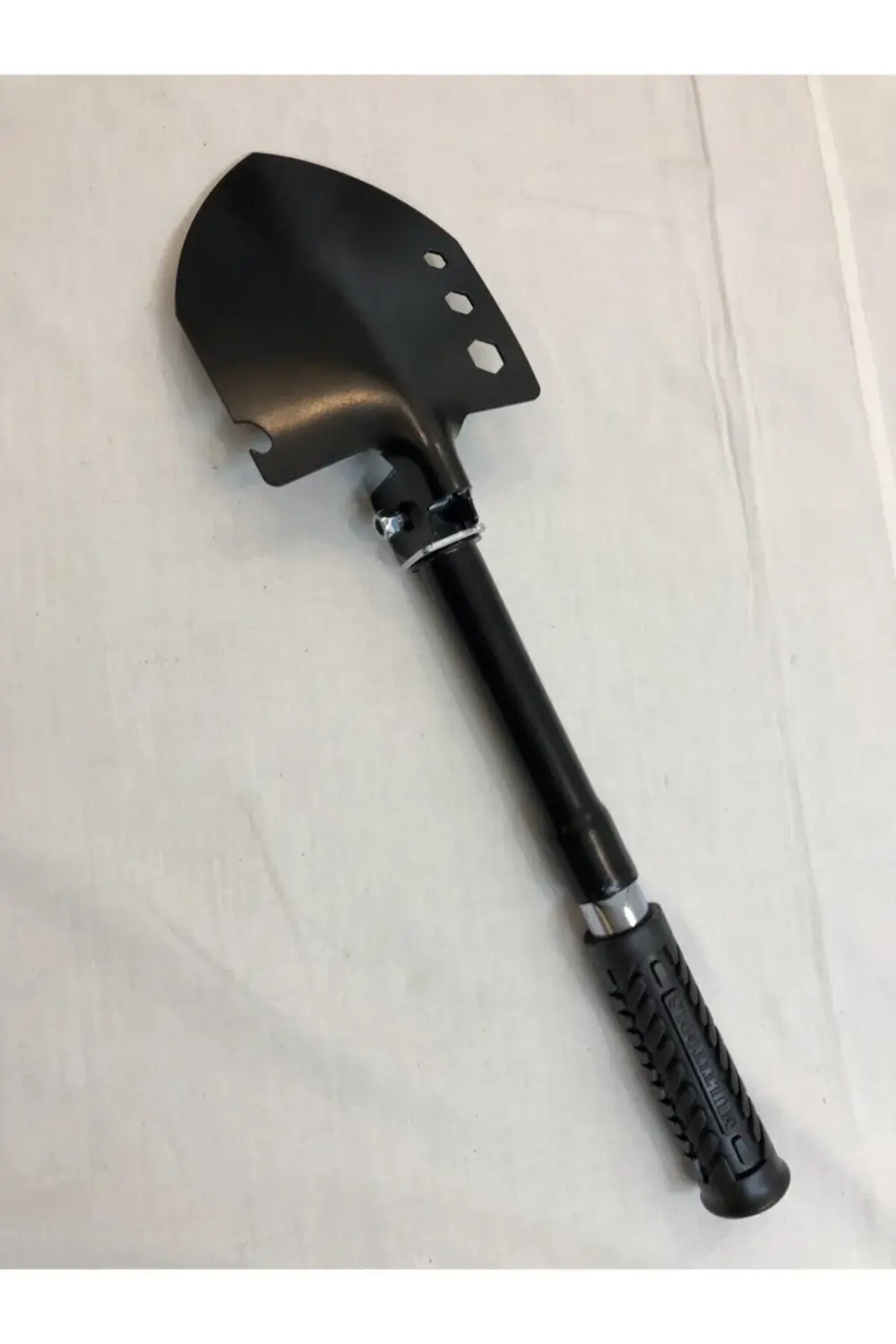 Türk Malı Özel Siyah Branda Çantasında Paslanmaz Çelik Katlanır K