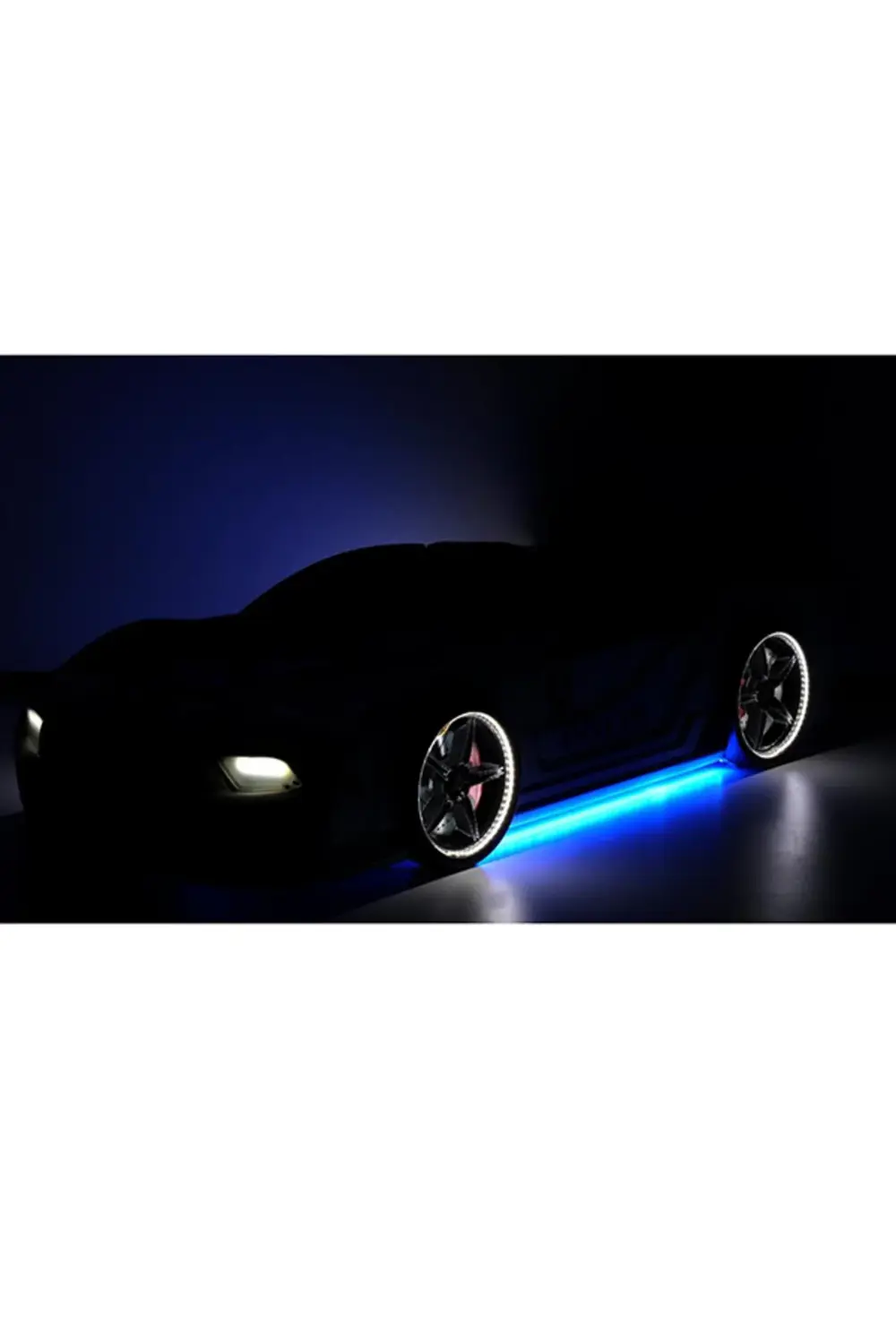 Türk Polis Arabalı Yatak Kapıları Açılan Mustang Full Ledli Kuman