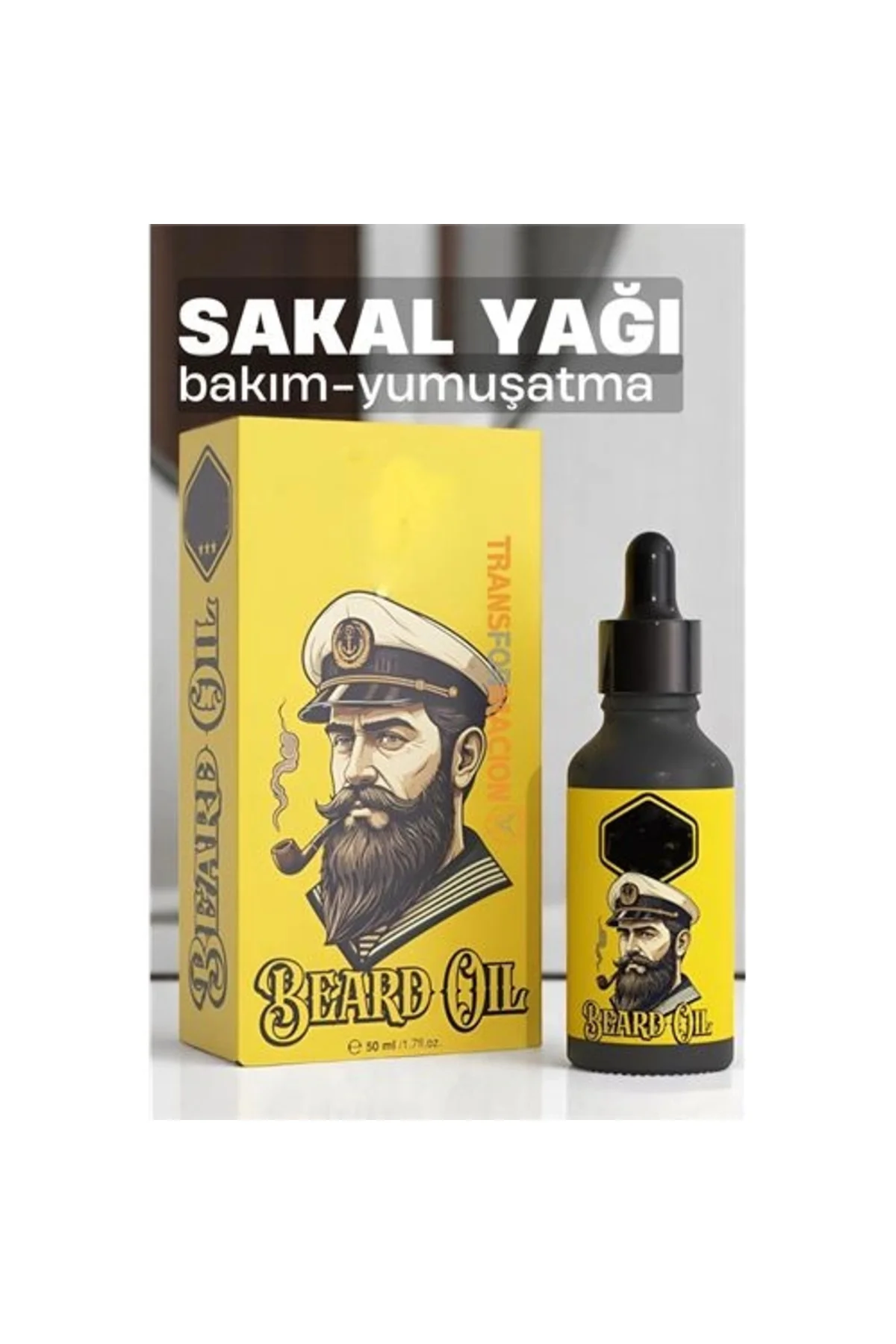 Turk Sakal Bakım Yağı - Nemlendirici Sakal Yağı Sakal Yumuşatıcı 