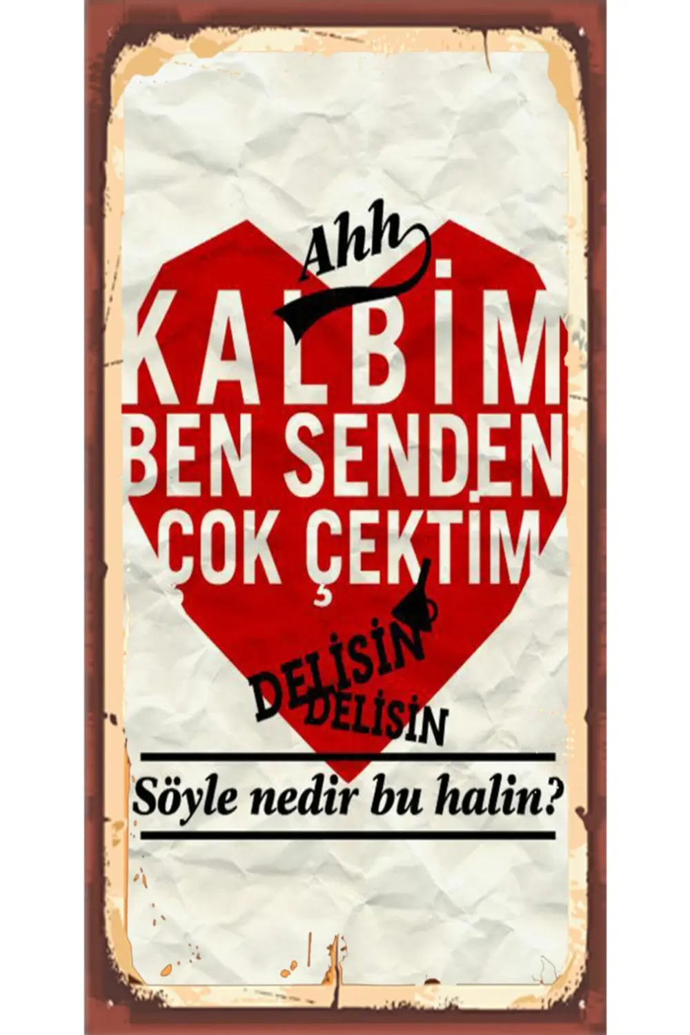 Türk Sanat Müziği Temalı 6'lı Ahşap Duvar Poster Seti Hbb Özel Se