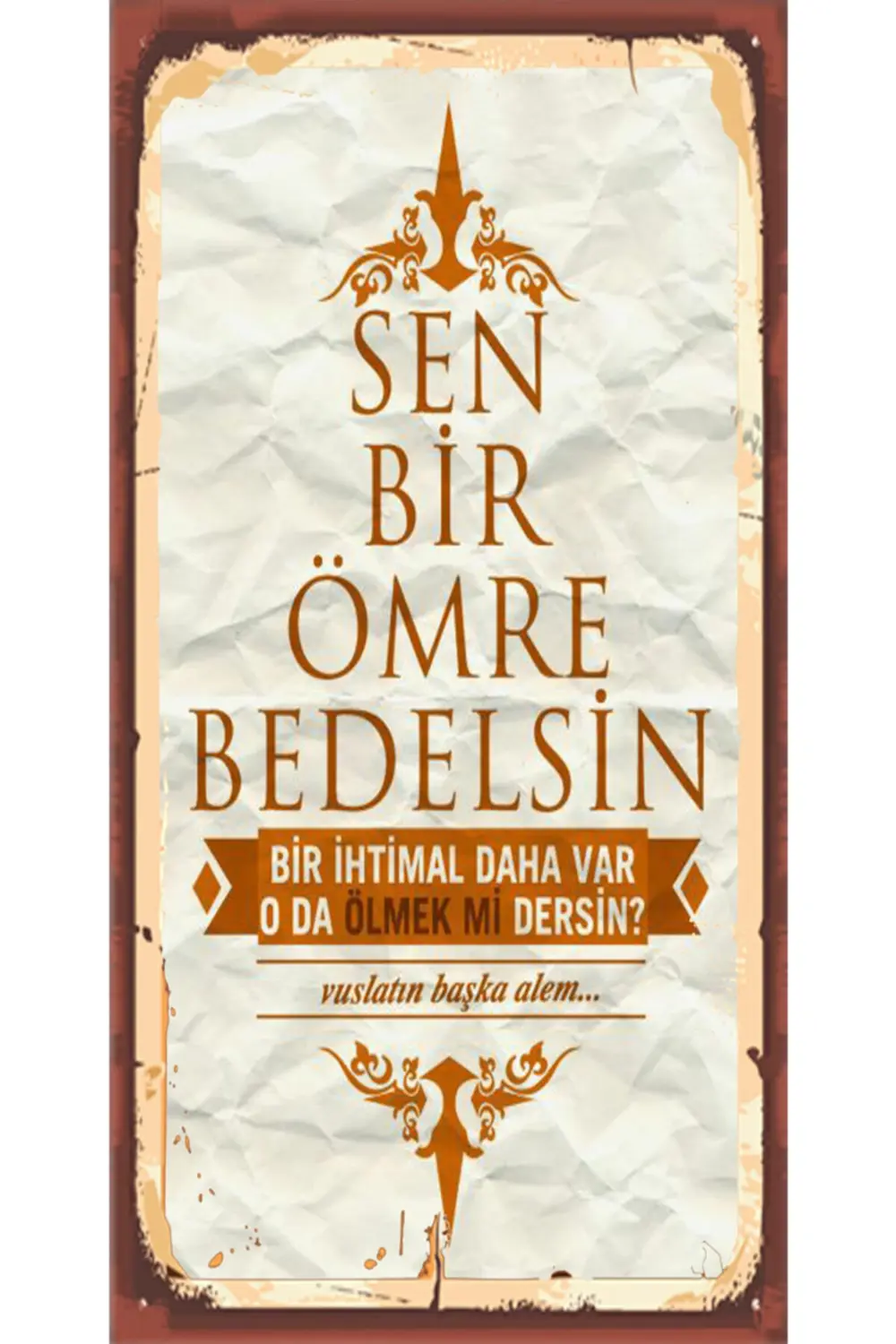 Türk Sanat Müziği Temalı 6'lı Ahşap Duvar Poster Seti - Hbb Özel 
