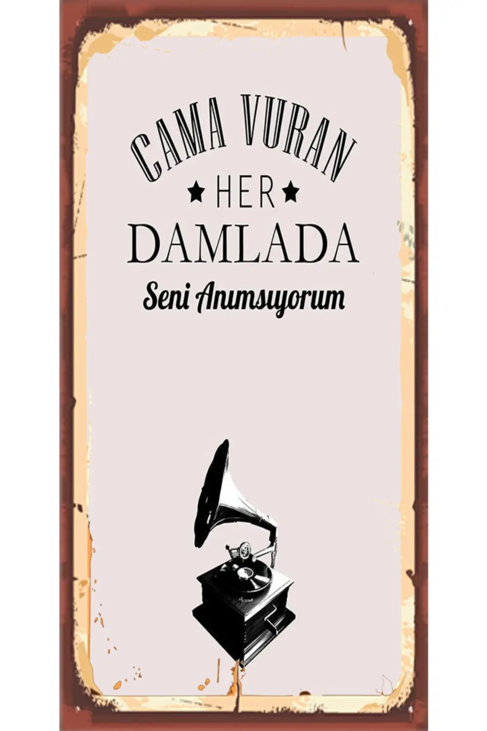 Türk Sanat Müziği Temalı 6'lı Ahşap Duvar Poster Seti - Hbb Özel 