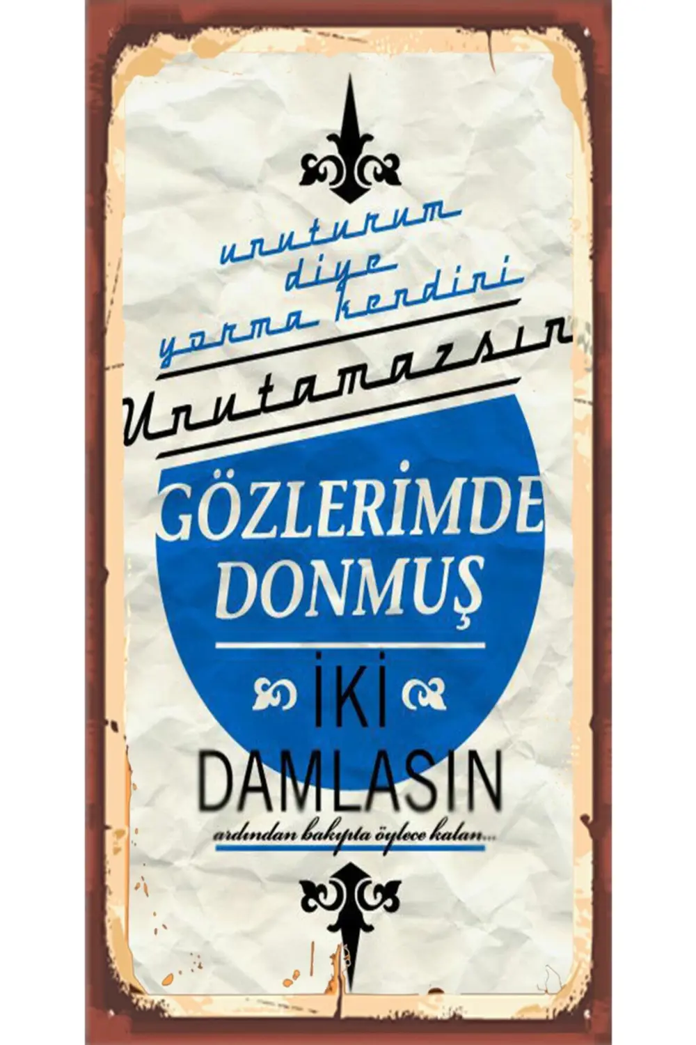 Türk Sanat Müziği Temalı 6'lı Ahşap Duvar Poster Seti Hbb Özel Se