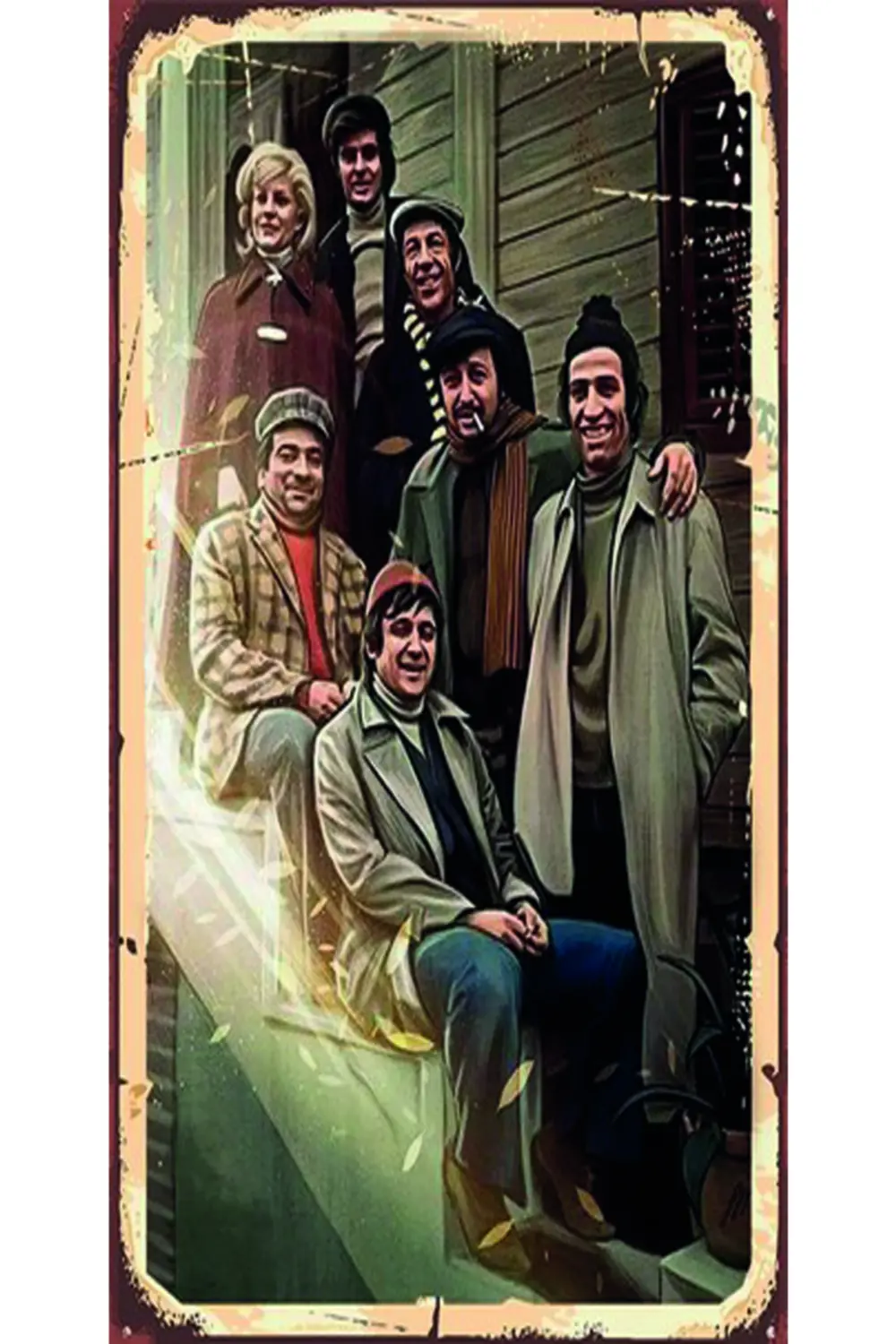 Türk Sineması Yeşilçam Özel Kolleksiyonu Tasarım Ahşap Poster