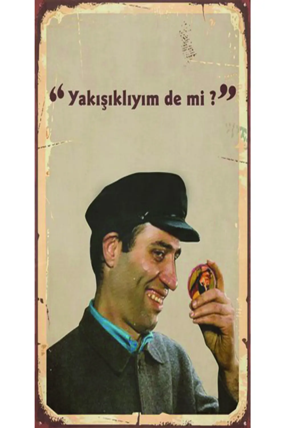Türk Sineması Yeşilçam Özel Kolleksiyonu Tasarım Ahşap Poster