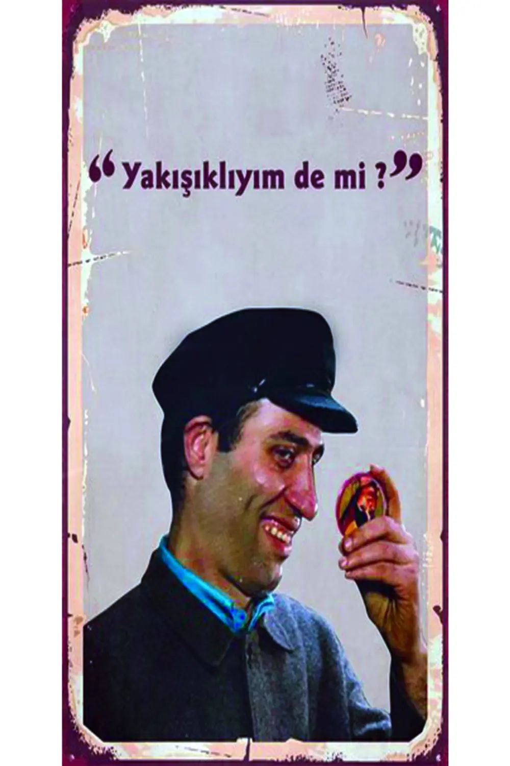 Türk Sineması Yeşilçam Özel Kolleksiyonu Tasarım Ahşap Poster