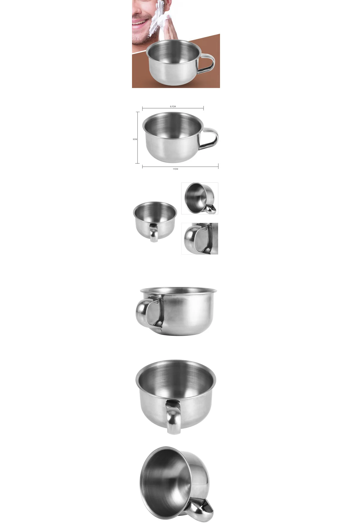 Turk Zwanziger Çelik Tıraş Tası TYGOO-RSHB3456