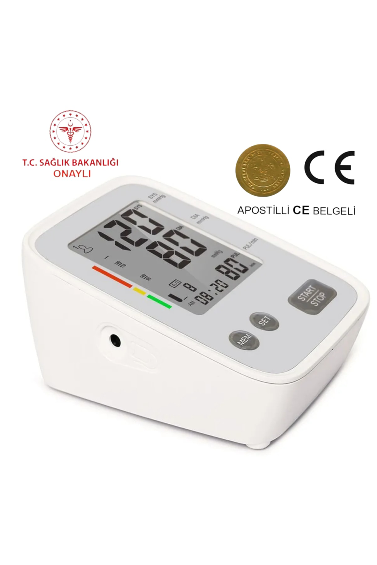 Life Net Medikal Türkçe Konuşan Pilli Ve Usb İle Çalışan Üst Koldan Ölçer Dijital