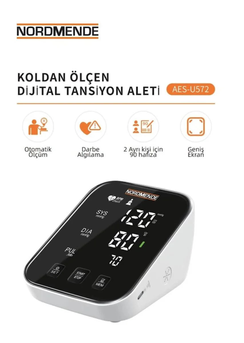 Türkçe Konuşan Şarjlı Dijital Tansiyon Aleti | Büyük LCD Ekran, Otomatik Kol Tipi, Hafızalı Fiyatı, Yorumları ve Özellikleri