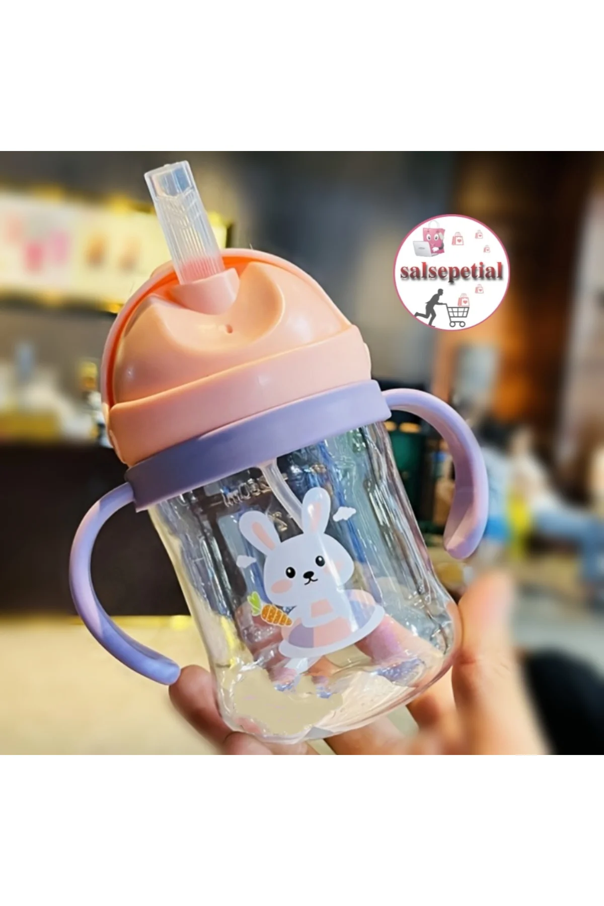 Türkçe Konuşan Şarkı Söyleyen 23cm Et Bebek 250ml Figürlü Pipetli