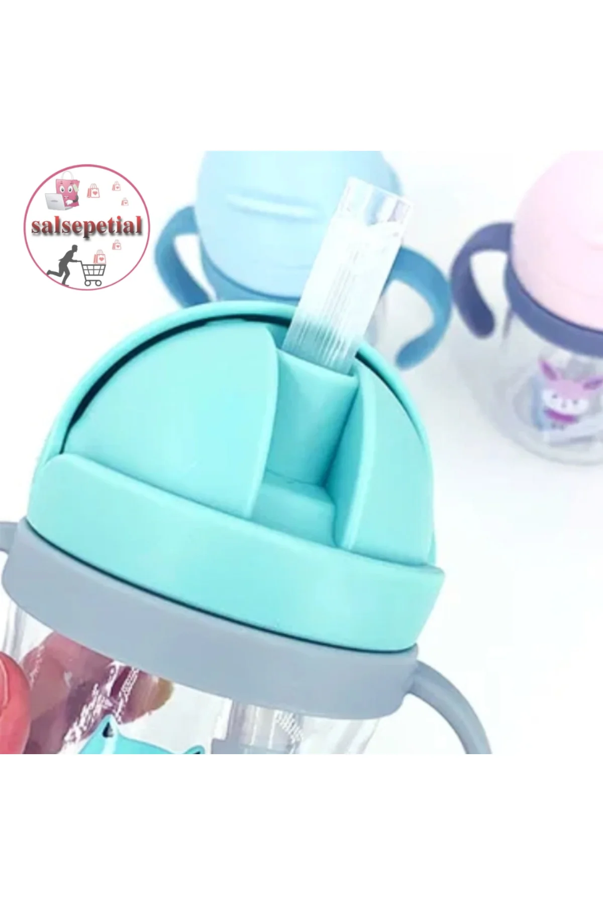 Türkçe Konuşan Şarkı Söyleyen 23cm Et Bebek 250ml Figürlü Pipetli