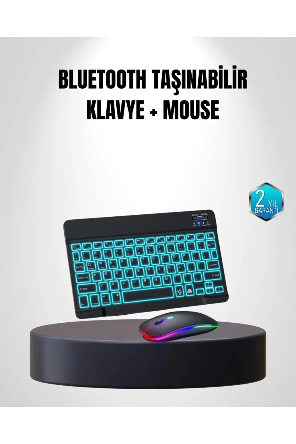 Türkçe Q Klavye RGB Işıklı Ergonomik Tasarımlı