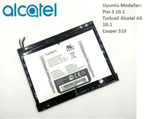 Turkcell A3 Alcatel TLp040DC -TLp040FC Tablet Batarya Pil Turkcell A3 Alcatel TLp040DC -TLp040FC Tablet Batarya Pil