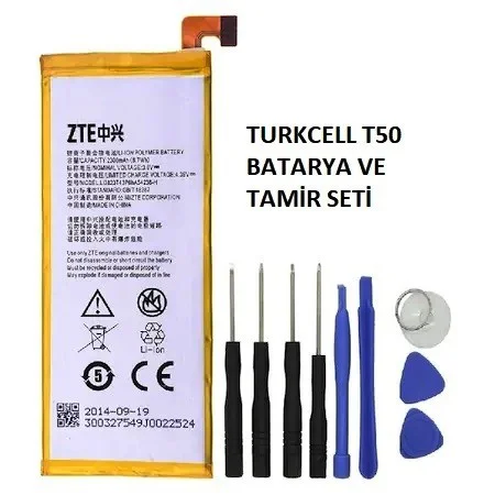 Turkcell T50 Pil Batarya ve Tamir Seti Turkcell T50 Pil Batarya ve Tamir Seti