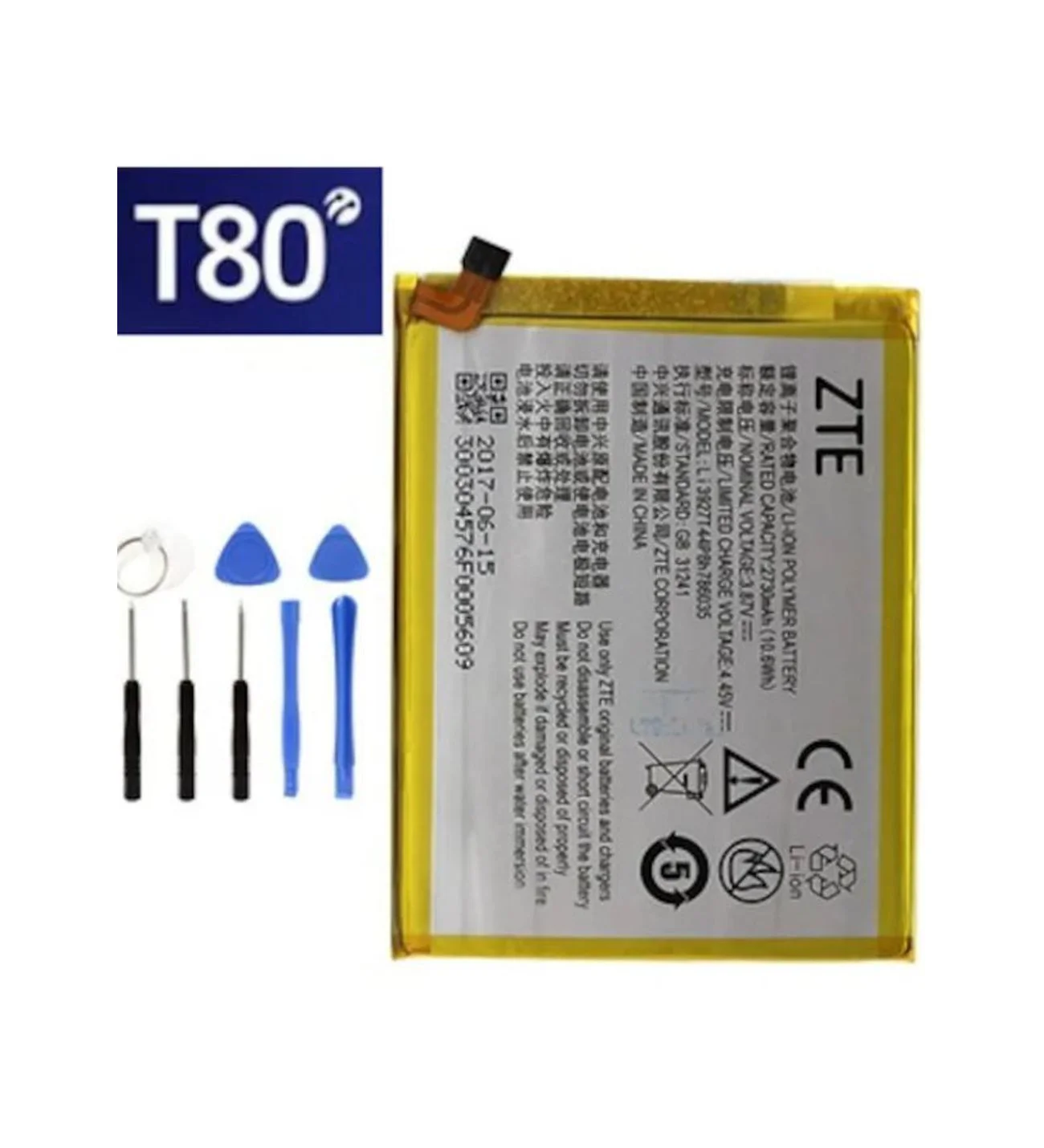 Turkcell T80 Pil Batarya Li3925T44P8h786035 ve Tamir Seti
