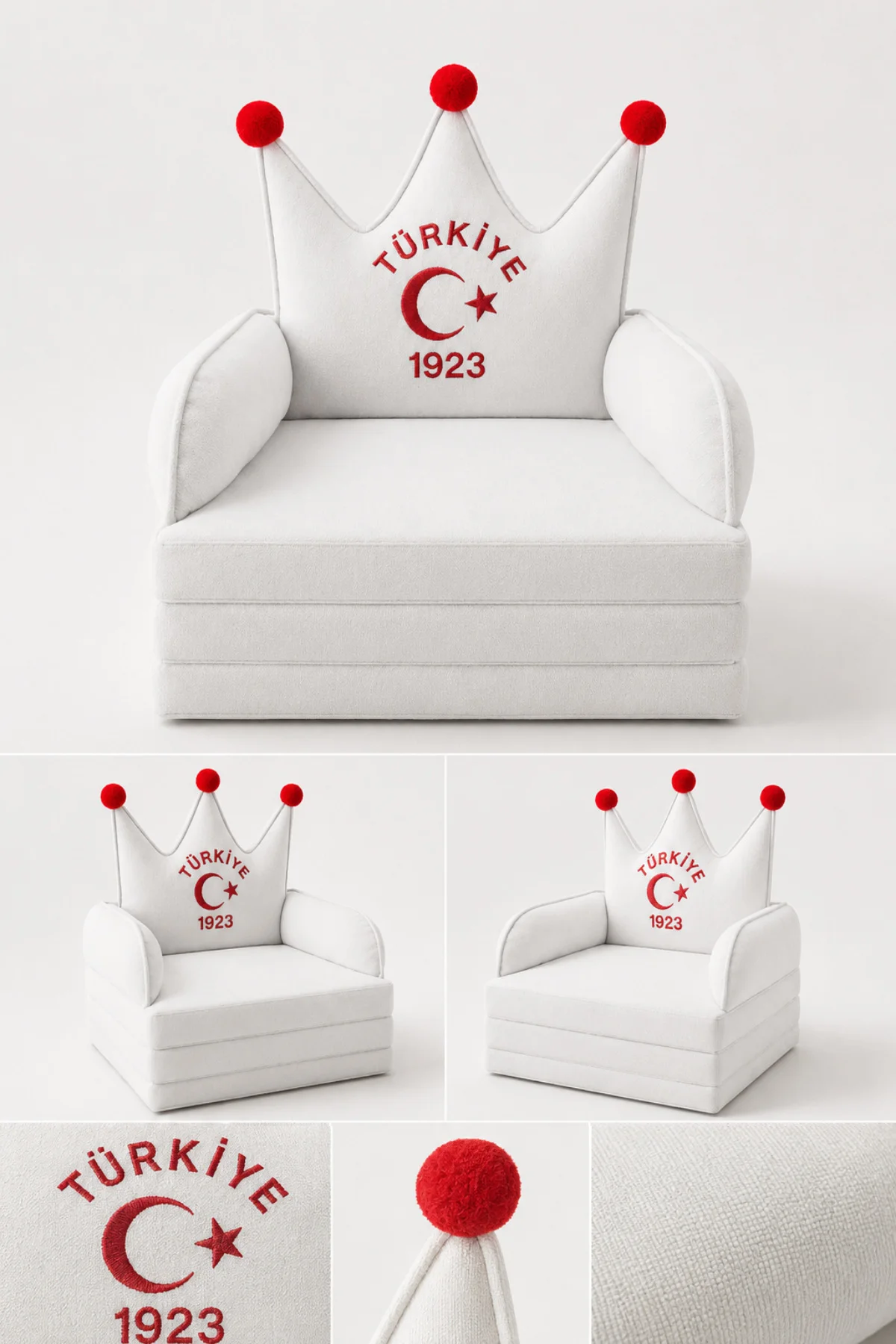 Türkiye Futbol Takımı Taraftar Temalı Katlanabilir Çocuk Koltuğu 