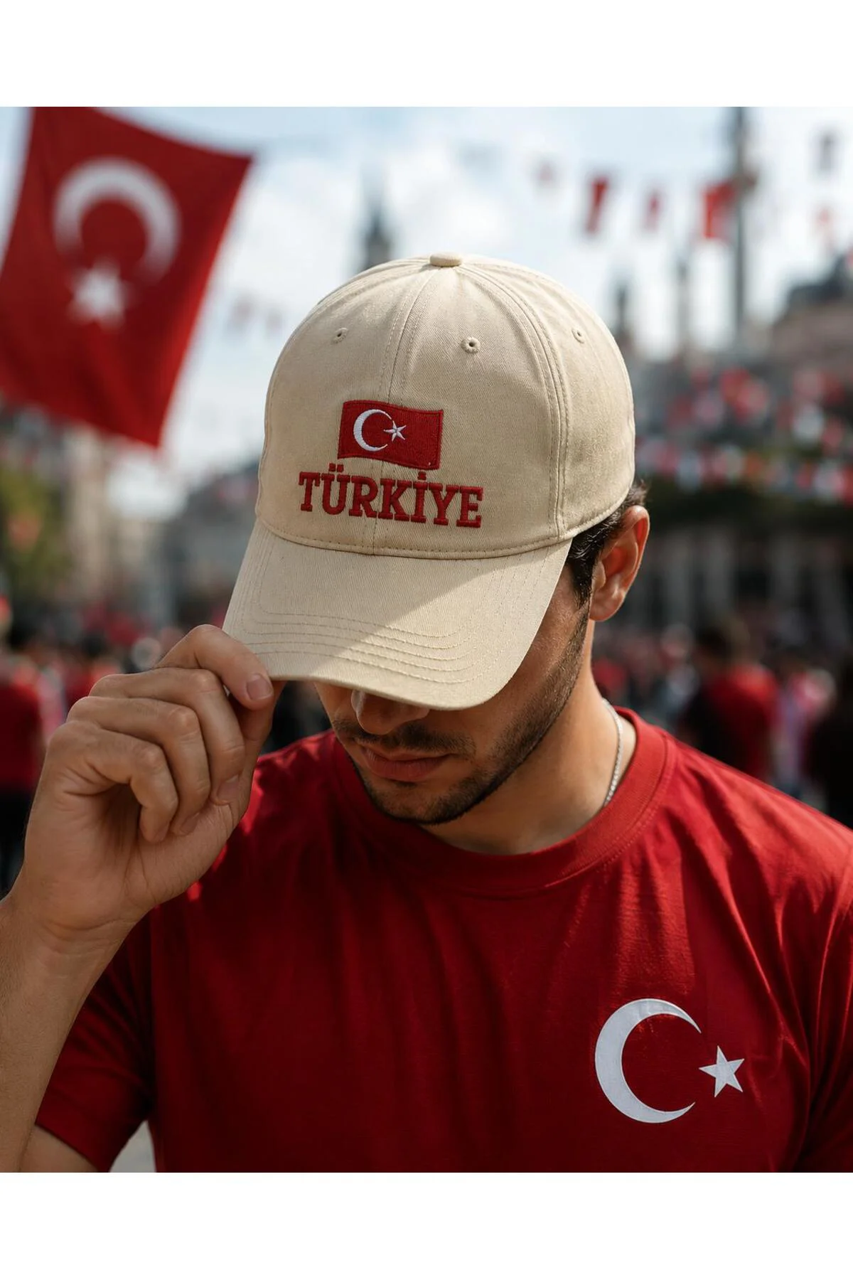 Türkiye Nakışlı Şapka UnisexAyarlanabilir Baseball Şapka, 2026 Dü