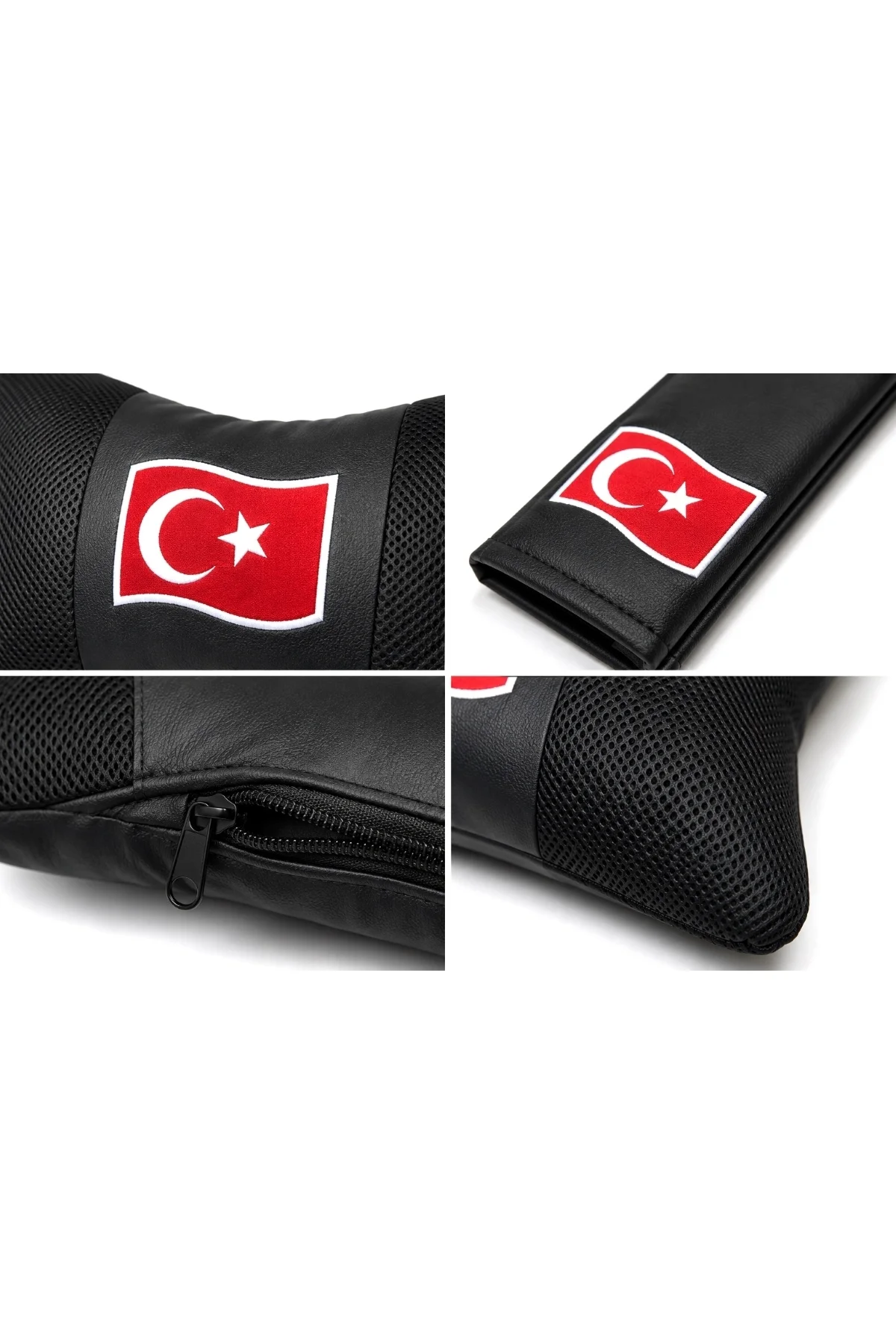 Türkiye Papyon Yastık Boyun Yastığı + Emniyet Kemeri Kılıfı Takım Türkiye Papyon Yastık Boyun Yastığı + Emniyet Kemeri Kılıfı Takım - Görsel 2