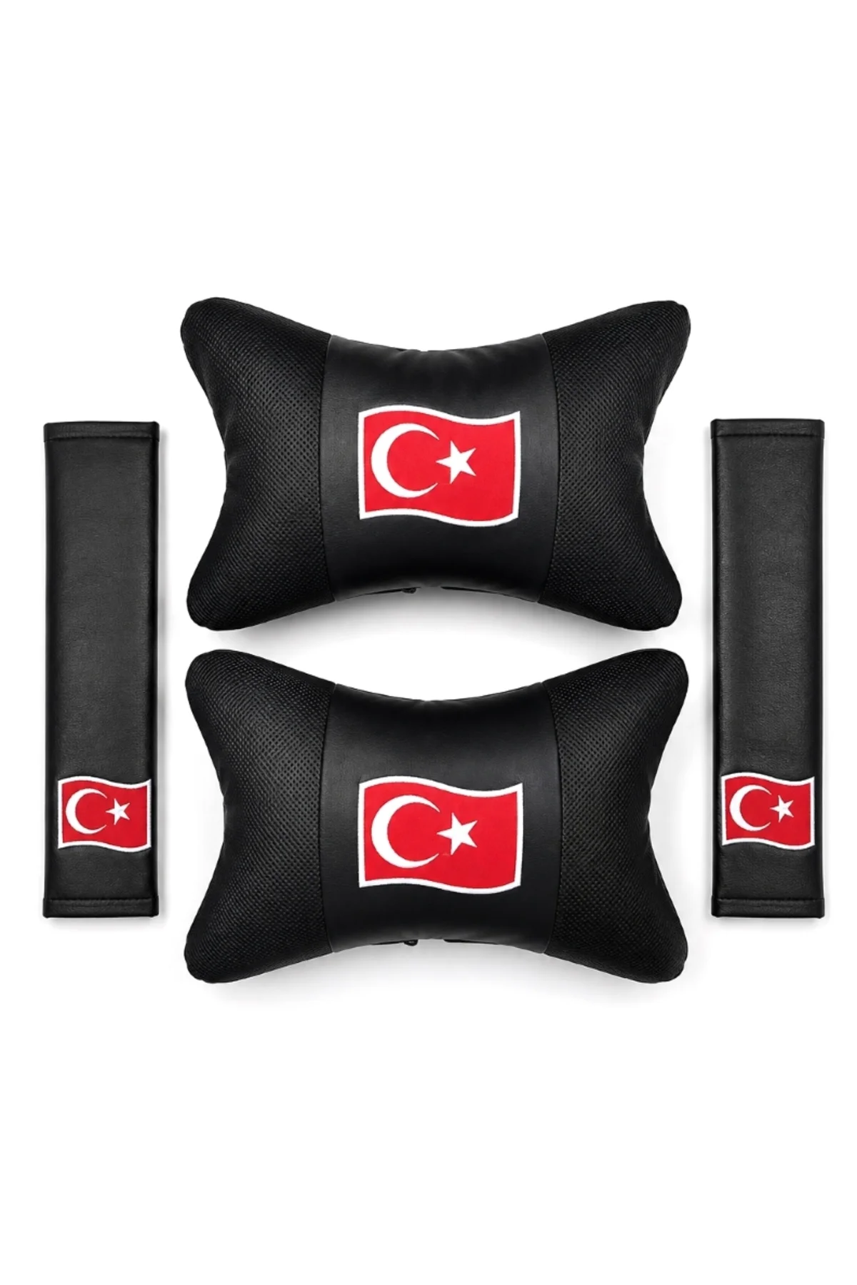 Türkiye Papyon Yastık Boyun Yastığı + Emniyet Kemeri Kılıfı Takım Türkiye Papyon Yastık Boyun Yastığı + Emniyet Kemeri Kılıfı Takım