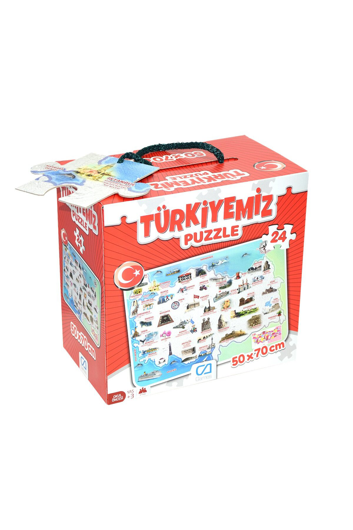 Ca Games Türkiyemiz Yer Puzzle 24 Prç