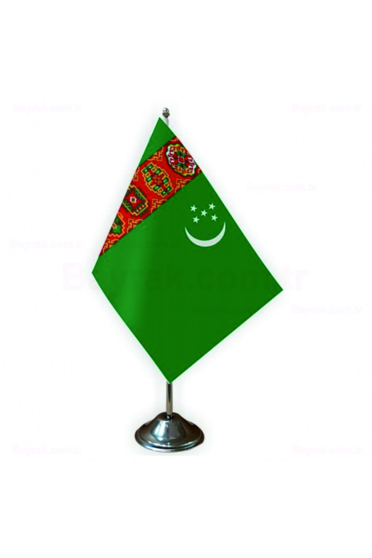 türkmenistan masa bayrak seti