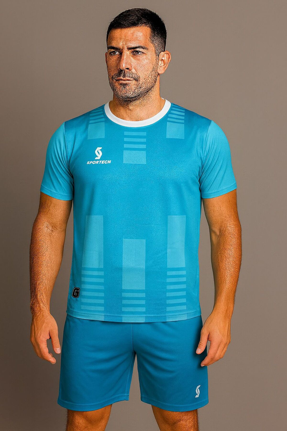 Sportech Turkuaz Forma Takımı K0133 (Tek Kelime İsim Ve Numara Yazilir)