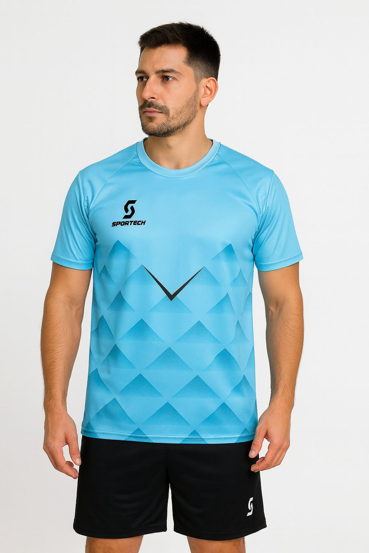 Sportech Türkuaz Forma Takımı K0148 (Tek Kelime İsim Ve Numara Yazilir)