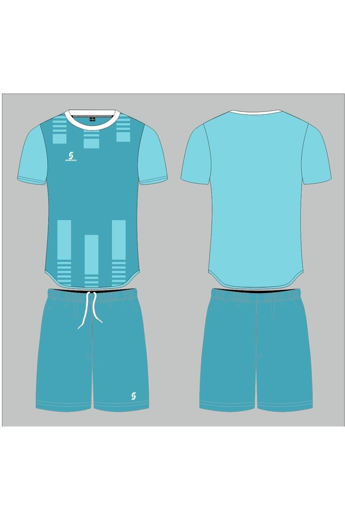Sportech Turkuaz Forma Takımı K0133 (Tek Kelime İsim Ve Numara Yazilir)