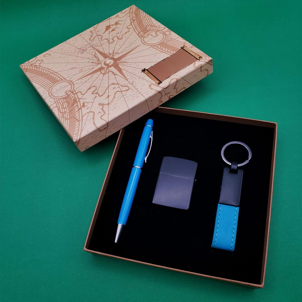 Just Cheap Store Turkuaz Kalem Çakmak Ve Anahtarlık