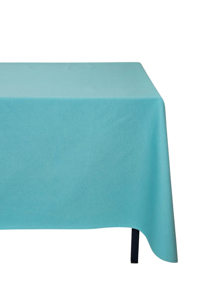 Kostüm Sarayı Turkuaz Renkli Pamuklu Dertsiz Duck Kumaş Masa Örtüsü