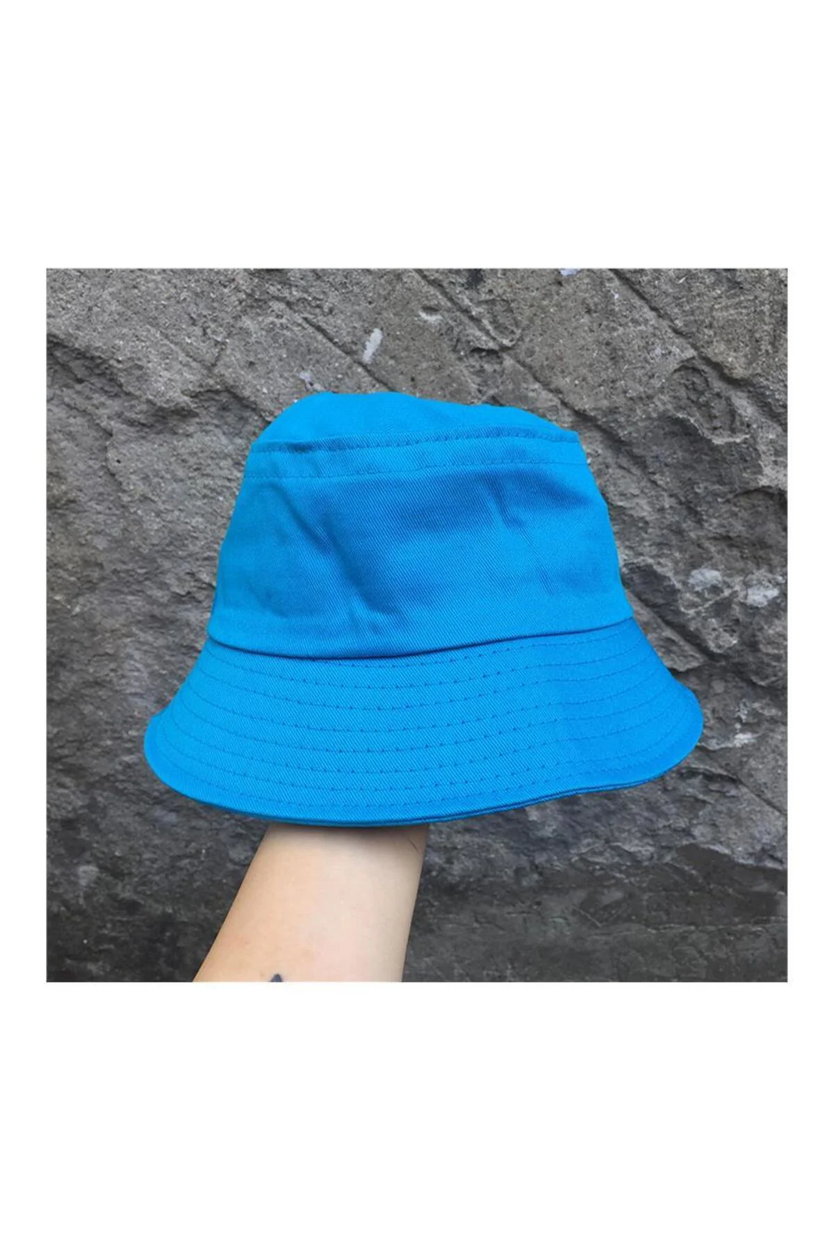 Turkuaz Yazlık Bucket Şapka